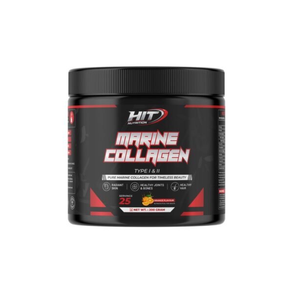 HIT Nutrition Marine Collagen – Tangy Orange Flavour | Premium Collagen Supplement